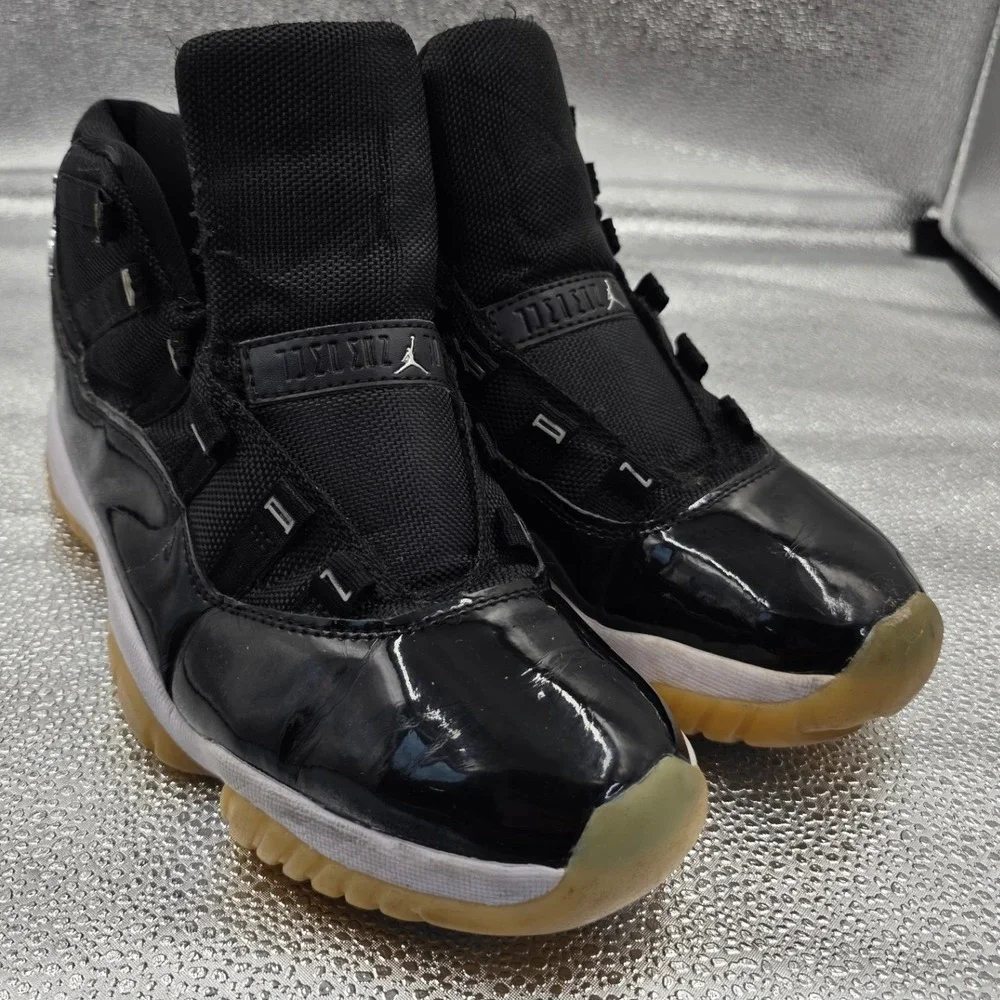 Jordan 11 Retro Jubilee 25th Anniversary Black White Gum CT8012-011‎ Mens 7 O2